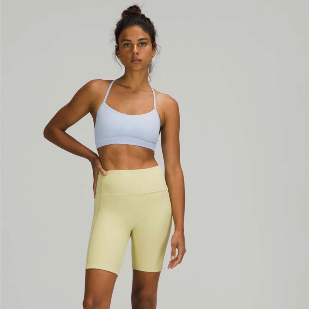 NWT Lululemon Ribbed Contoured High-Rise Short 8" Dre Green 4